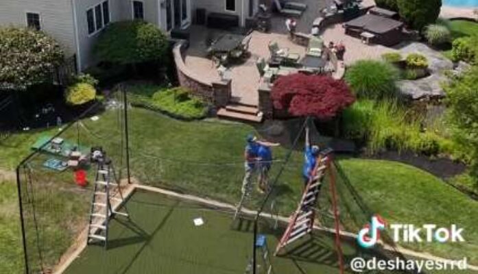 Bring the Batting Cage Home: A Backyard Transformation by DeShayes Dream Courts