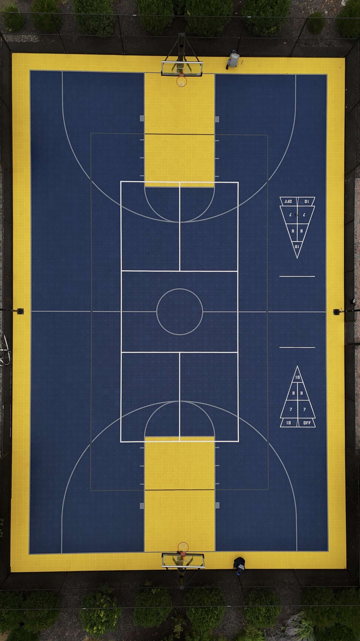 Basketball Court Tile Replacement