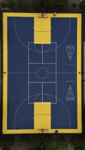 Basketball Court Tile Replacement