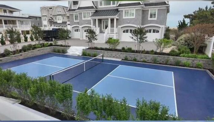 Luxury Beachfront Pickleball Court Tile Installation: Bringing Resort-Style Play to the Shore